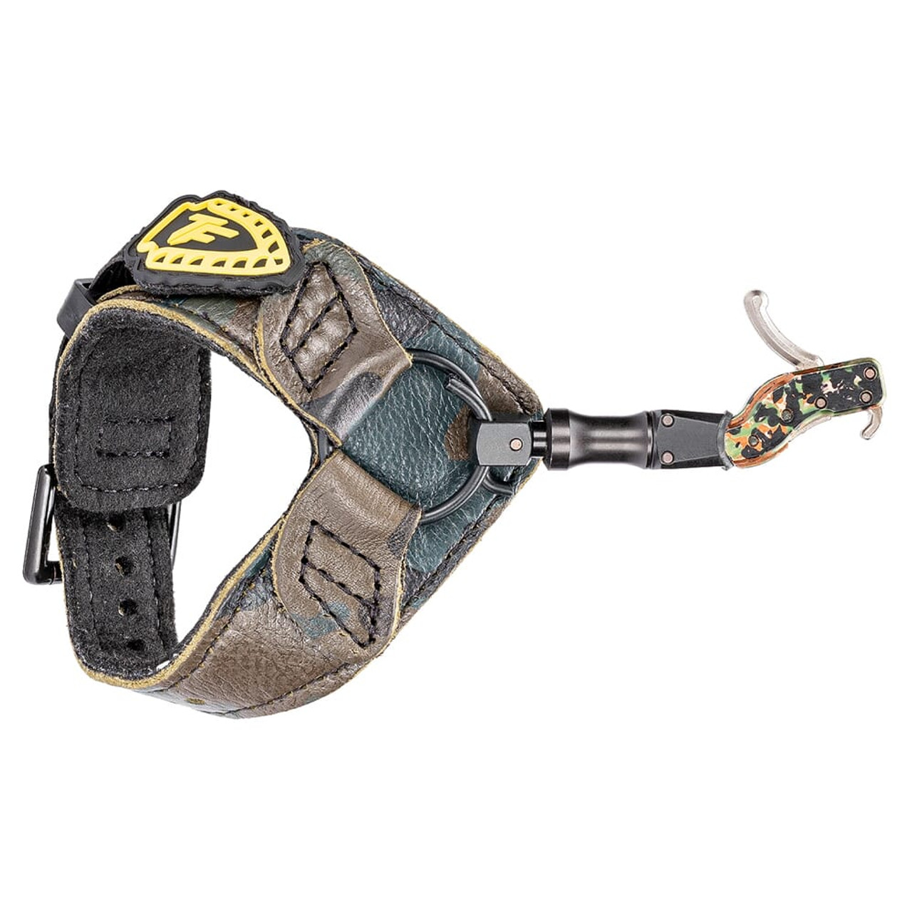 TruFire Hardcore Buckle Camo Foldback Release Aid HDBF