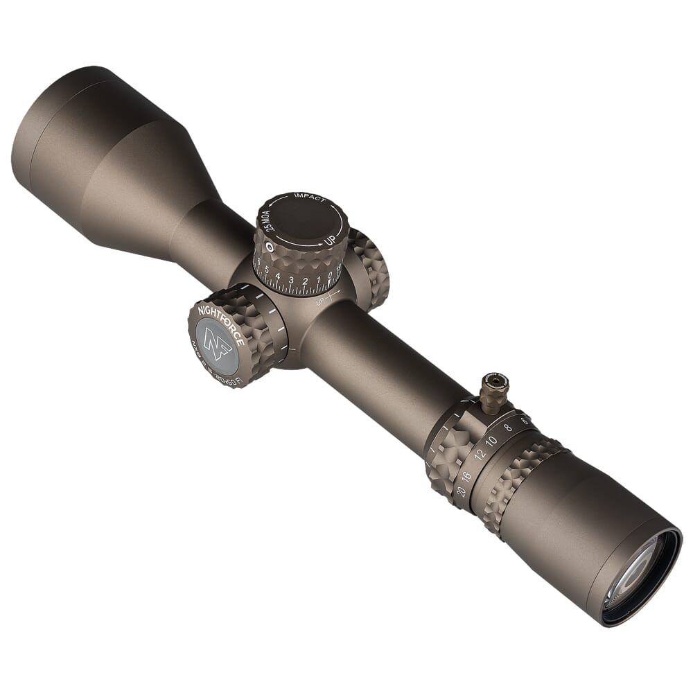 Nightforce NX8 4-32x50mm F1 .25 MOA Illum PTL MOAR Dark Earth