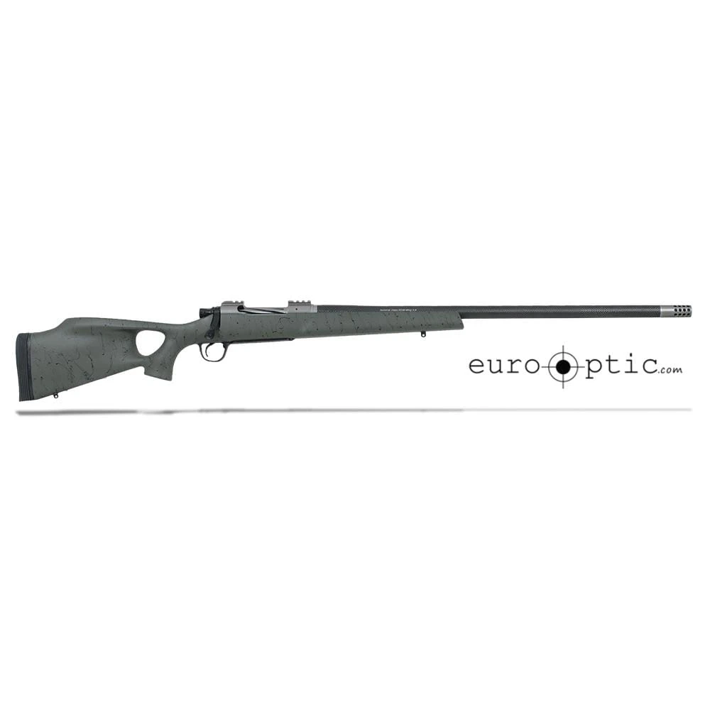Christensen Arms Summit Ti-TH 6.5x284 26" Thumbhole Green W/Black Webbing Rifle CA10269-915222