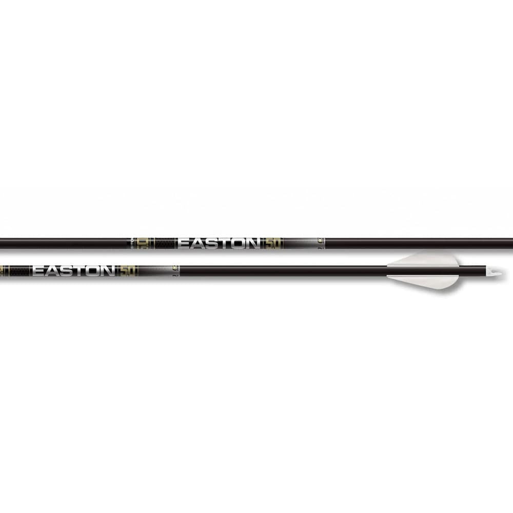Easton Hunting Arrows 5.0 5mm w/ 50 Grain Steel Halfout PACK (6) 002042
