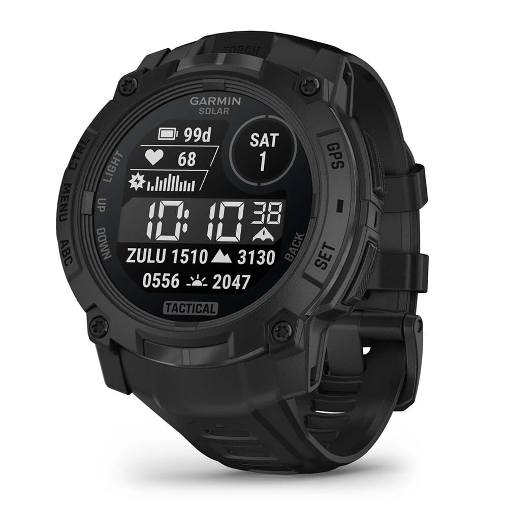 Garmin Instinct 3 45mm Solar Tactical Edition Black Smartwatch 010