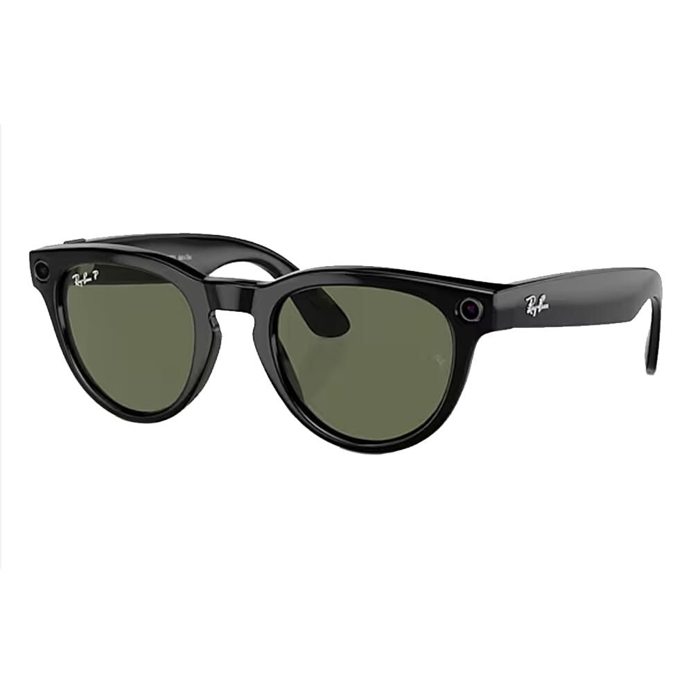 Ray-Ban Meta Headliner (LNB) Shiny Black G15 Green 0RW4009F-601/71