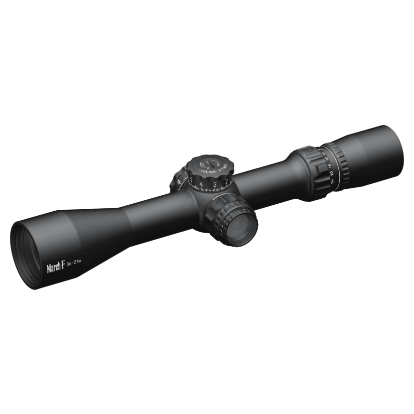 March F Tactical 3-24x42mm FFP FML-T1 Reticle 0.1MIL 6Level Illum Riflescope D24V42FIML-FML-T1