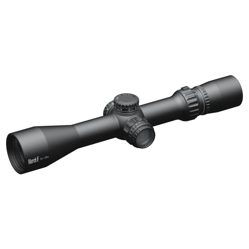 March F 3-24x42mm FFP FML-MB Reticle 0.1MIL 6Level Illum Riflescope D24V42FIMLN-FML-MB