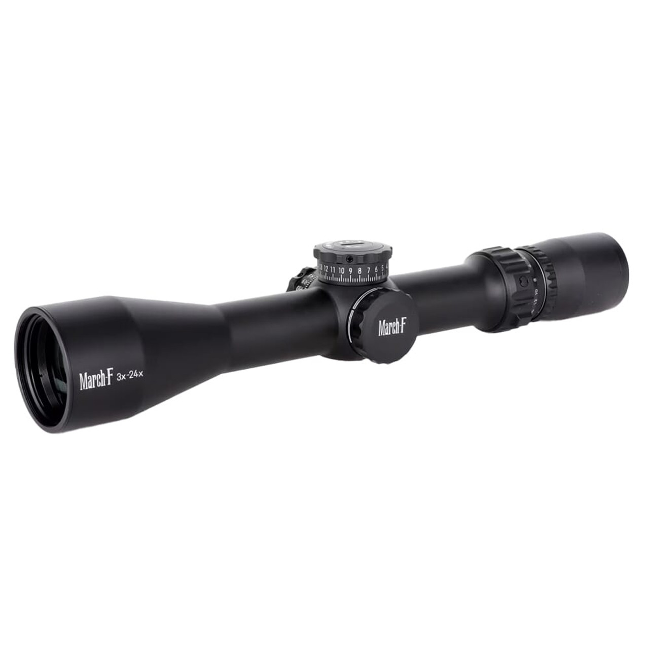 March F 3-24x42mm FFP FML-TR1H Reticle 0.1MIL 6Level Illum Riflescope D24V42FIMLN-FML-TR1H