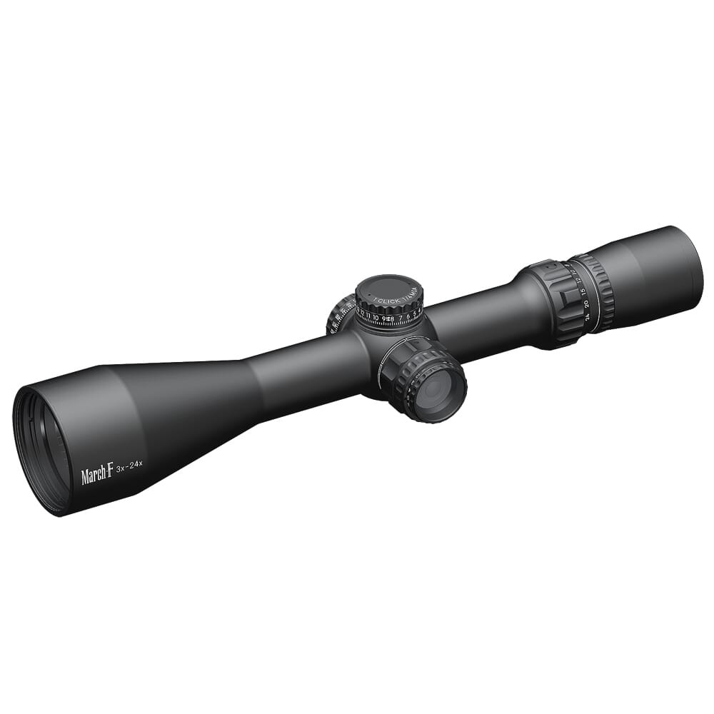 March Scopes 1x-4x24 自衛隊仕様　本体 March F Tactical 3-24x52mm FFP FMA-1 Reticle 1/4MOA 6Level Illum
