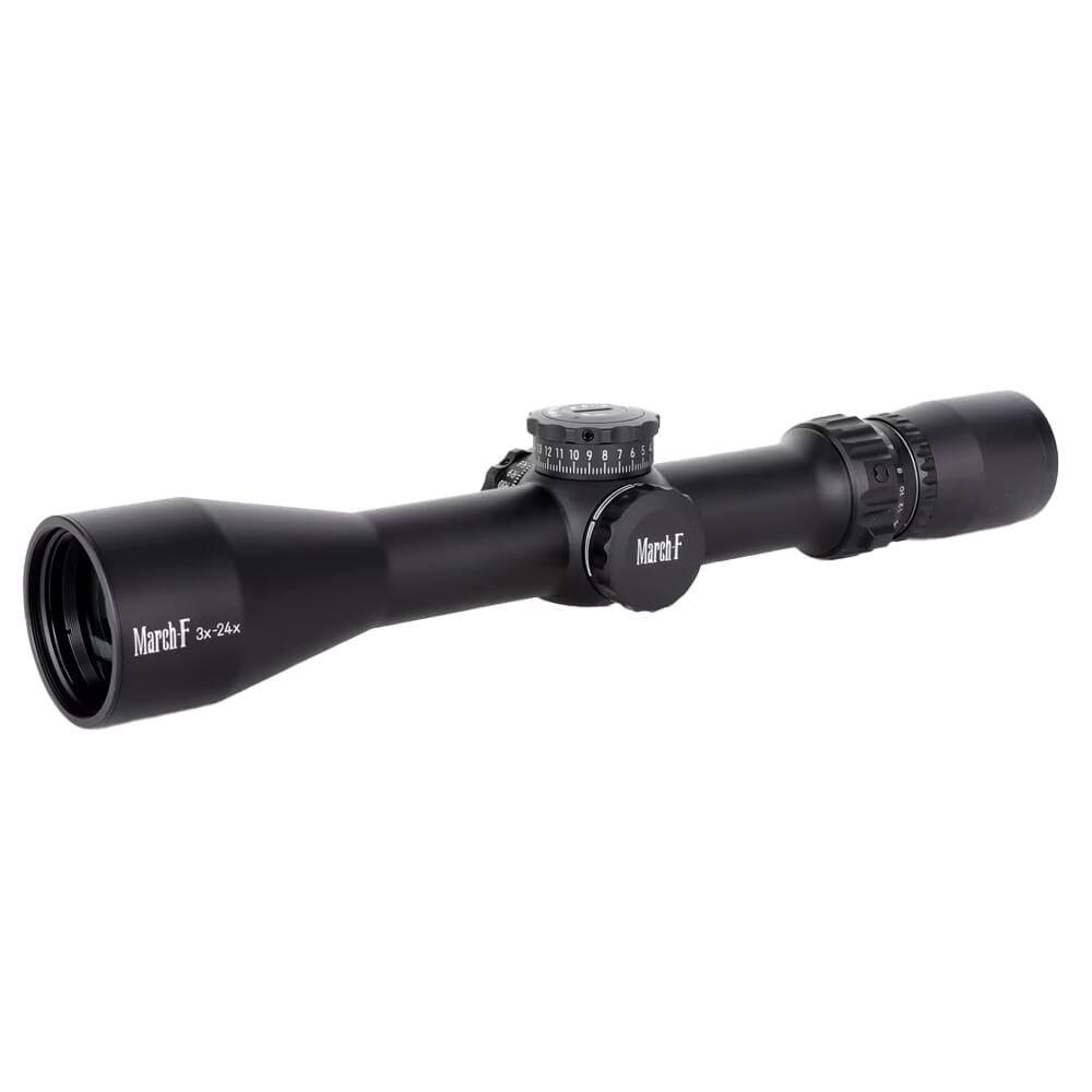 March F 3-24x52mm FFP FML-MB Reticle 0.1MIL 6Level Illum Riflescope D24V52FIMLN-FML-MB
