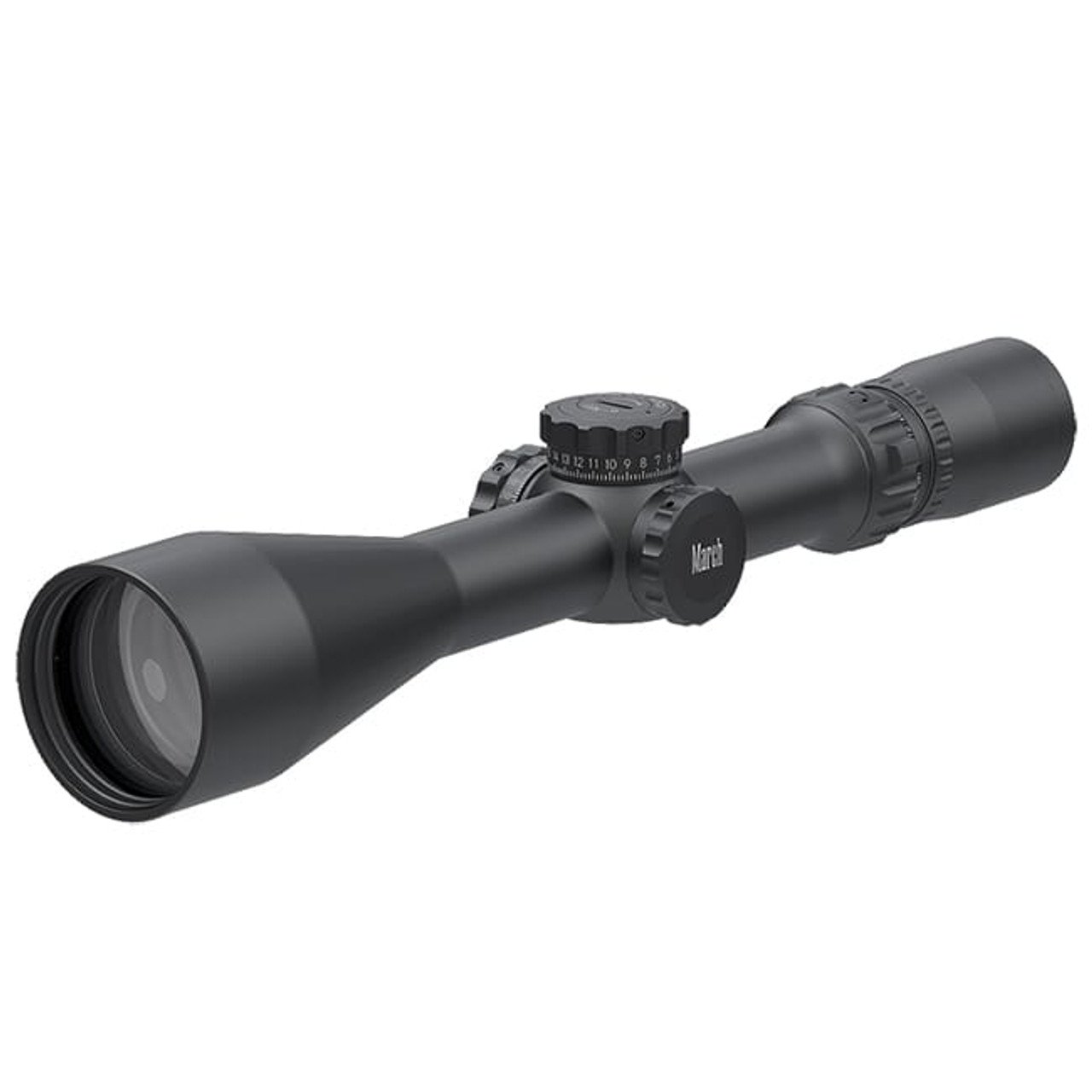 March Compact Tactical 2.5-25x52mm SFP FD-1 Reticle 1/4MOA 6Level Illum Riflescope D25V52TI-FD-1
