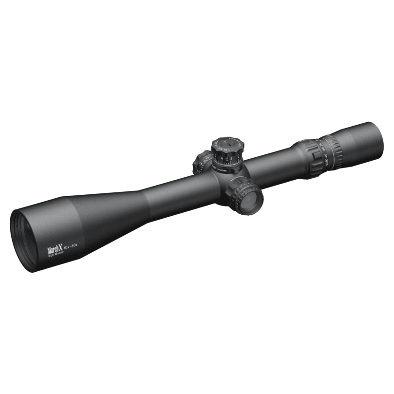 March X "High Master" 10-60x56mm SFP MTR-1 Reticle 1/8MOA 6Level Illum Riflescope w/Middle Wheel D60HV56TI-MTR-1