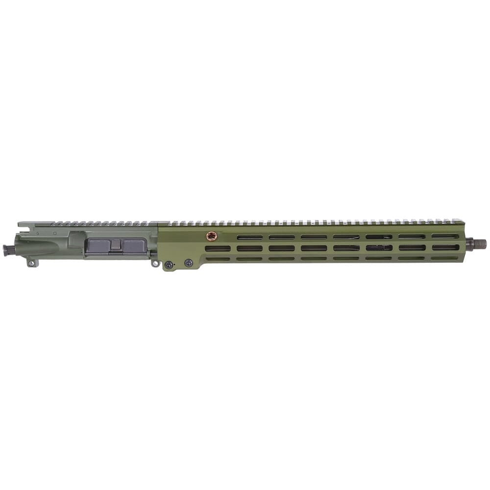 Geissele Super Duty 5.56 NATO 16" 1:7" CHF Bbl OD Green Stripped Upper Receiver w/15" M-LOK MK16 SMR 08-247ODG