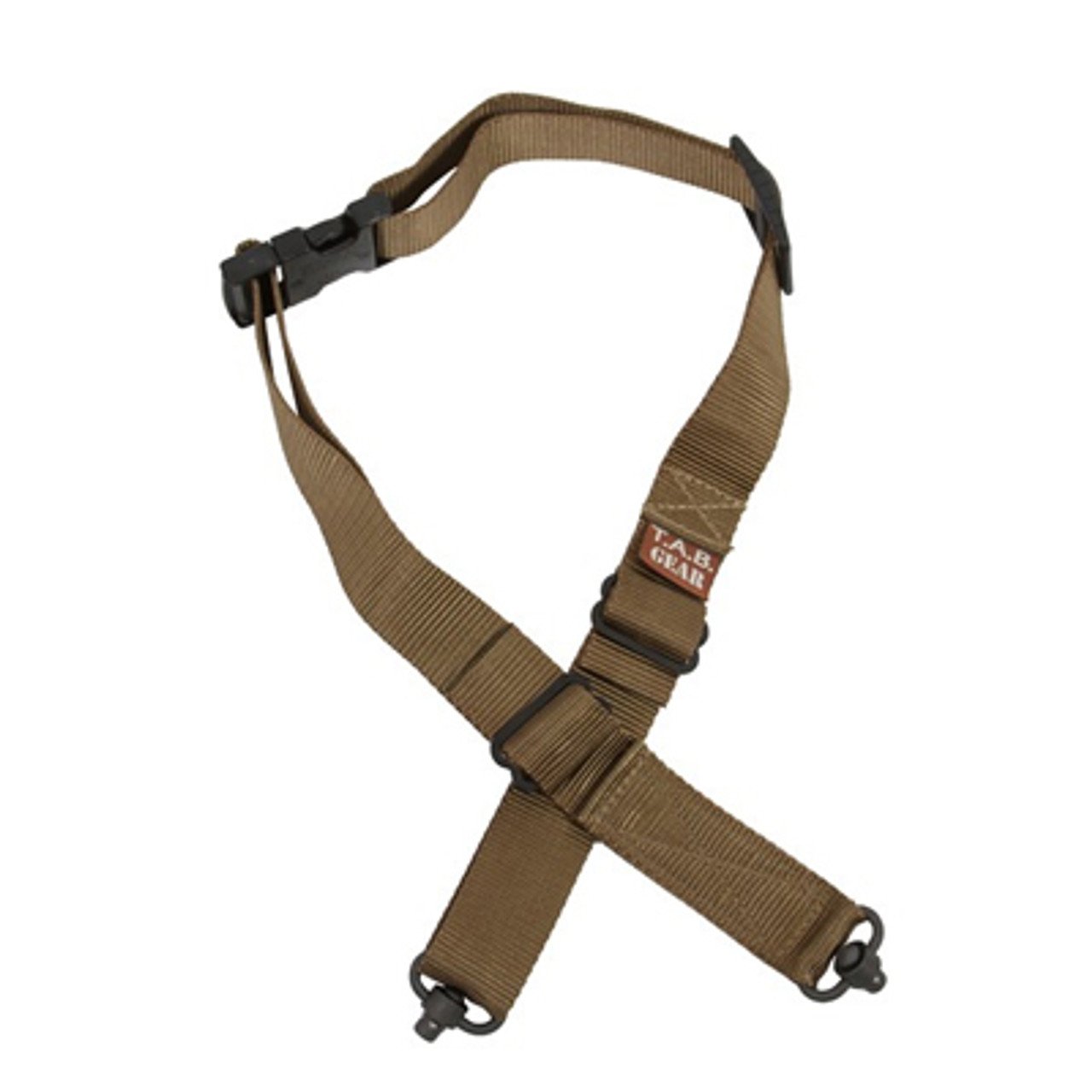 Desert Tech Tab Sling Flush Cup Swivels Coyote Brown