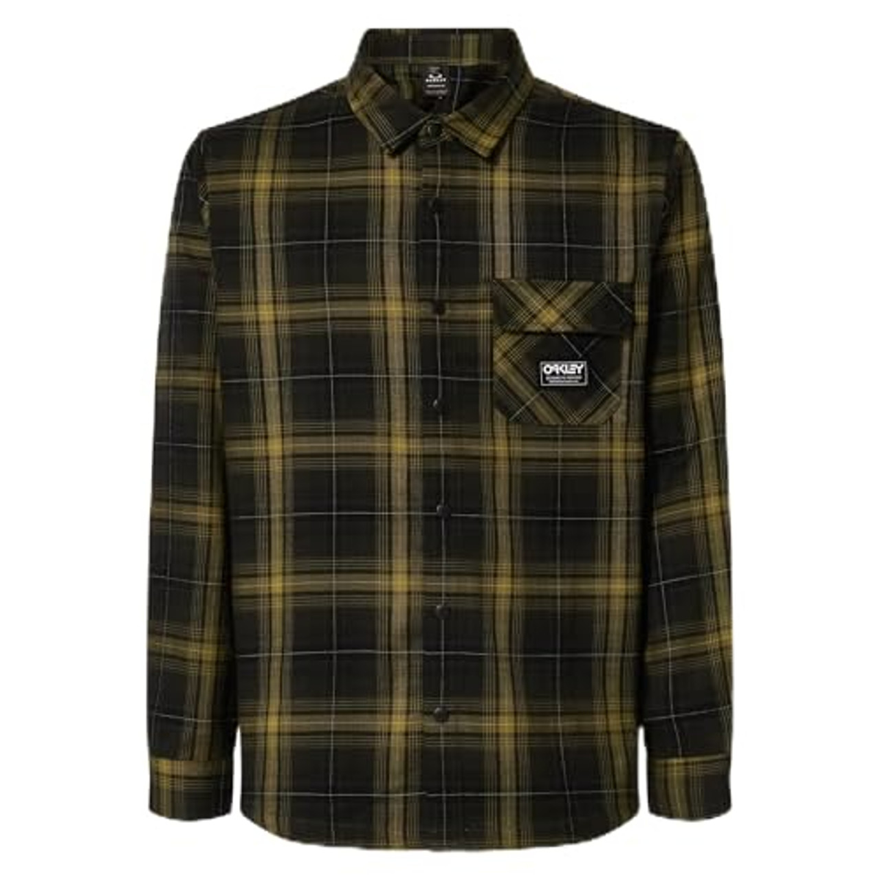 Oakley Butter Flannel Shirt Black/Fern Check M FOA406104-7AXM