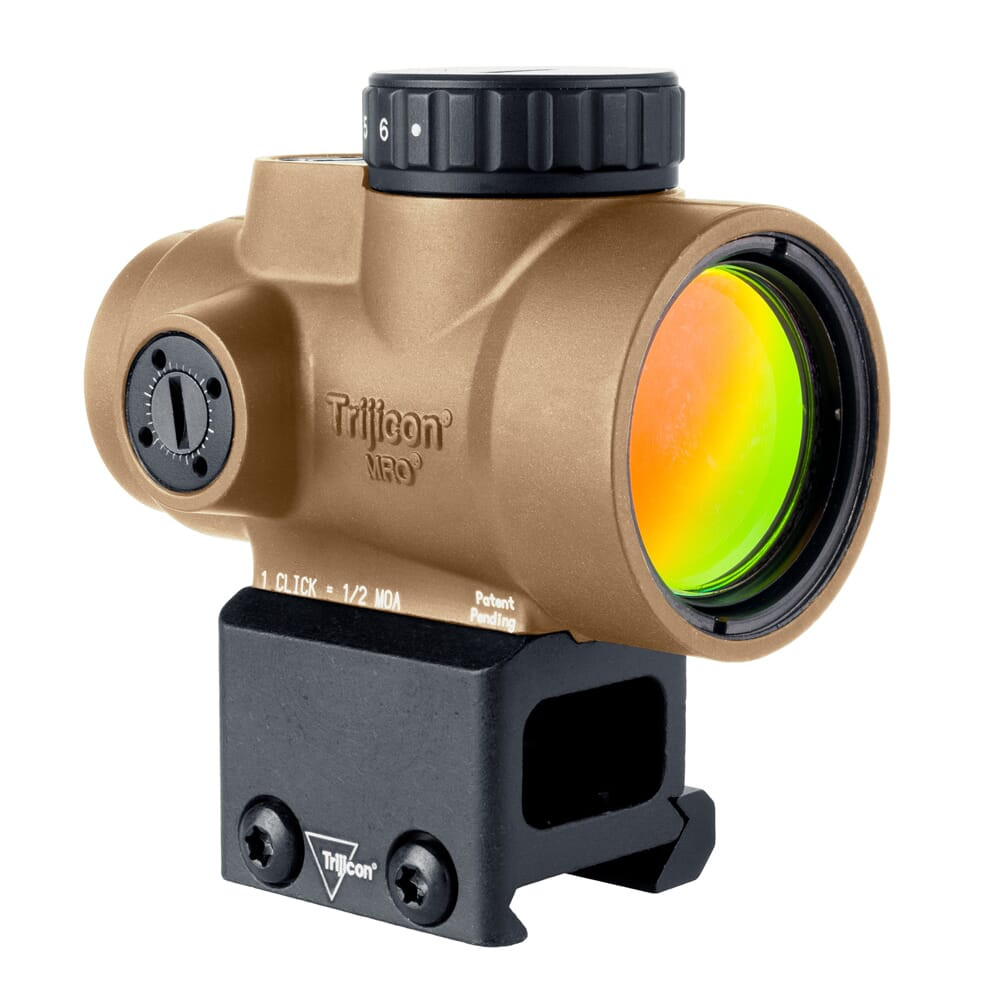 Trijicon MRO SD 1x25 Red Dot Coyote Brown | MRO-C-2200327 - EuroOptic