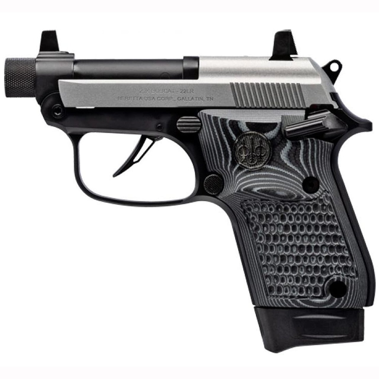 Beretta 20X Black/Inox Pistol w/TB+G10 Grips J20X22R8M3