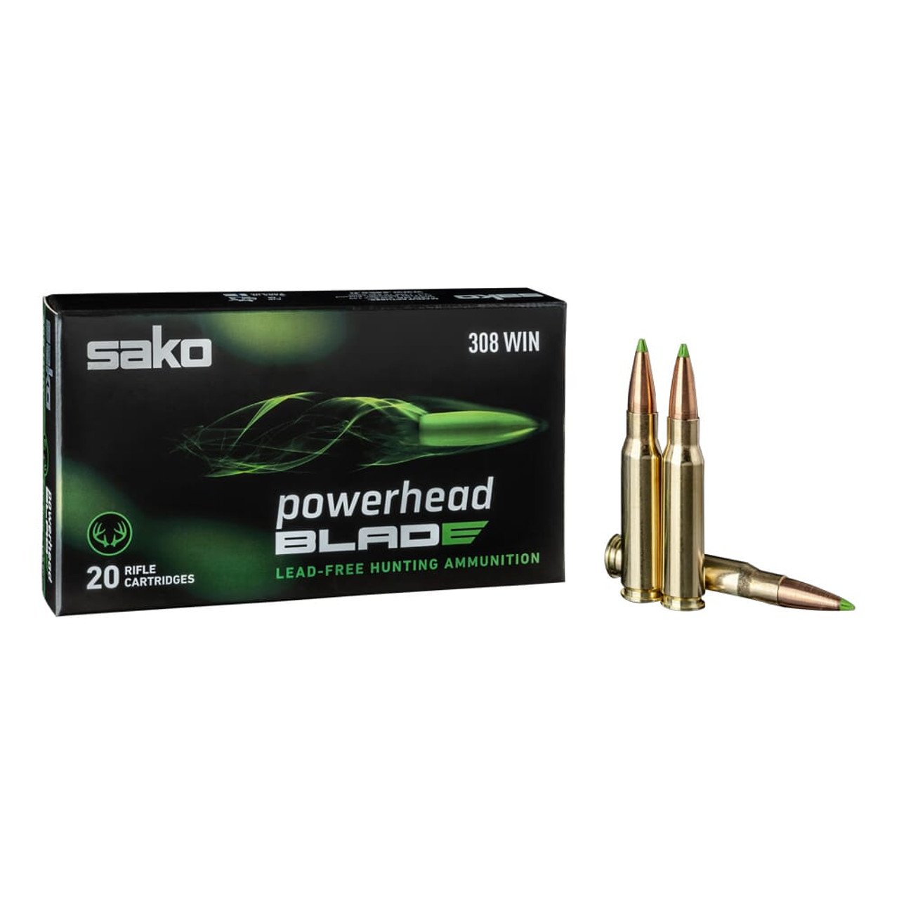 Sako PowerHead Blade .308 Win 162gr Ammunition 20/Box JAS-PHB308W/162B