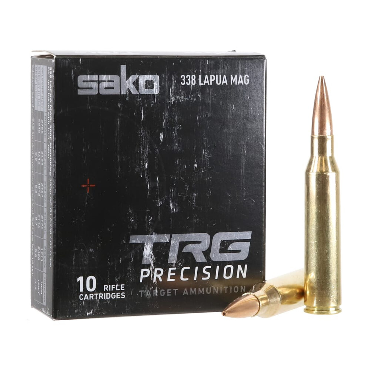 Sako TRG .338 Lapua 300gr Ammunition HP 10/Box JAS-TRG338LM/300B