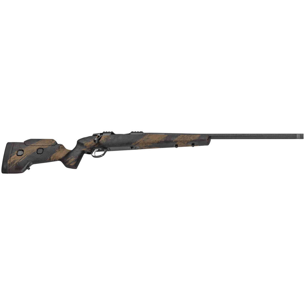 Sako 90 Quest Ultra Cerakote Gr Blk 308 WIN No Sights 20 Fluted Carbon Fiber BBL 1:10 5/8x24 TPI RH Std Trig 5RD Carbon Fiber / Blk JRS90QUEULT31620