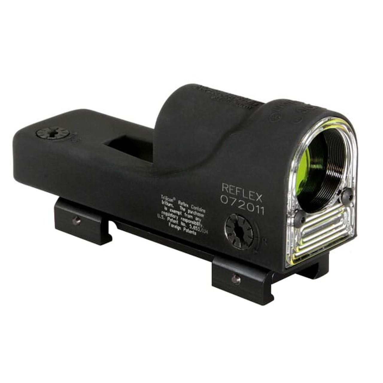 Trijicon 1x24 Reflex Amber 6.5 MOA Dot w/ Weaver Mount RX01-11