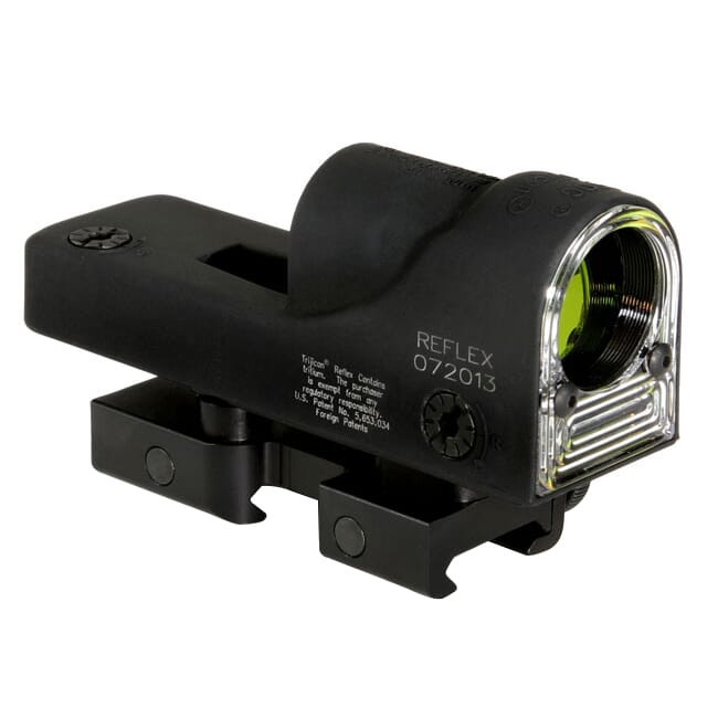 Trijicon 1x24 Reflex Amber 4.5 MOA Dot w/ Flattop Adapter & Filter