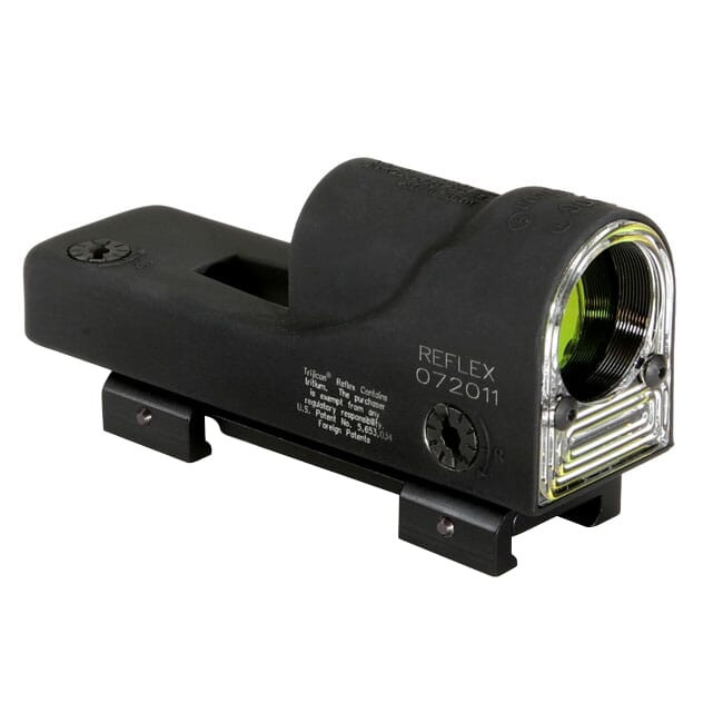 Trijicon 1x24 Reflex Amber 12.9 MOA Triangle w/ Throw Lever Mount