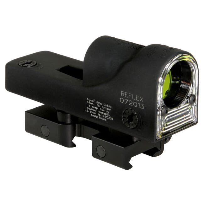 Trijicon 1x24 Reflex Amber 4.5 MOA Dot w/ Flattop Adapter & Filter