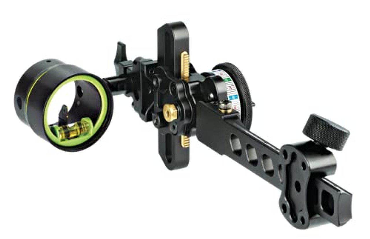 HHA Tetra Max Tournament Edition RYZ 2519 w/.019 2-pin 1-5/8" Scope Green Top Pin & Yellow 2nd Pin RYZMX-TE-2519-GYEL