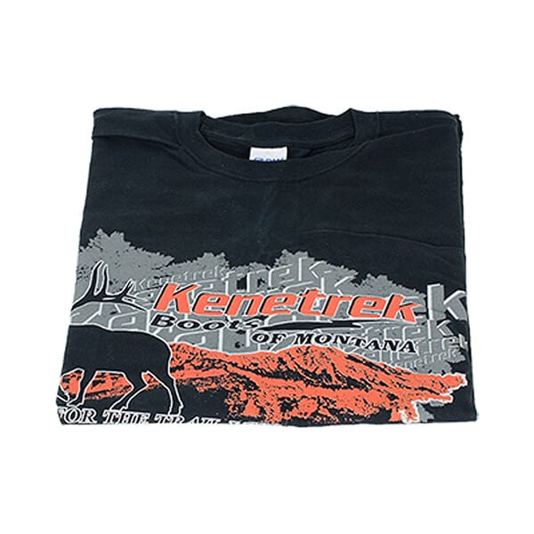 Kenetrek Logo T-Shirt Black Long Sleeve KEQ-TBLK-LS-M