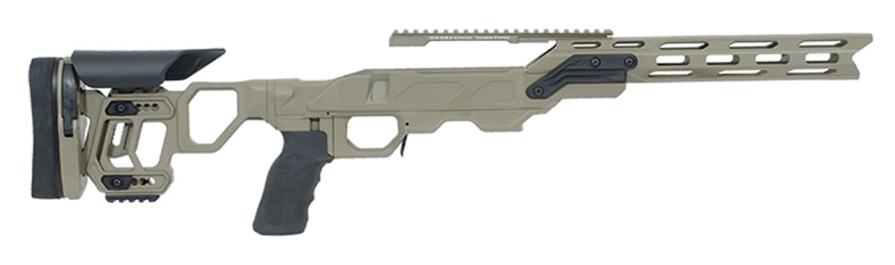 Cadex Field Strike Rem700 LA .300 WM Hybrid Tan/Black Chassis STKFD-REM-RH-LA