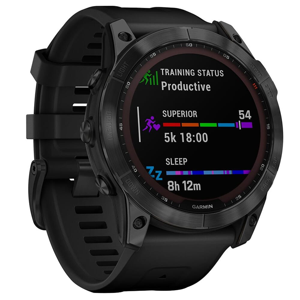 Garmin fenix 7 Silver w/Graphite Band Smartwatch 010-02540-00 For