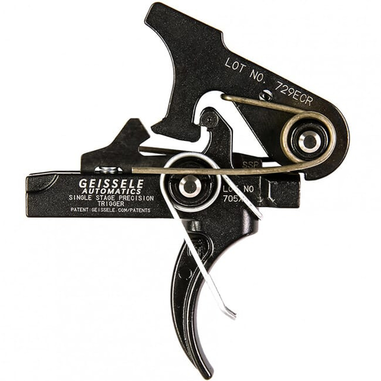 Geissele Single-Stage Precision (SSP) M4 Curved Bow Trigger 05-400