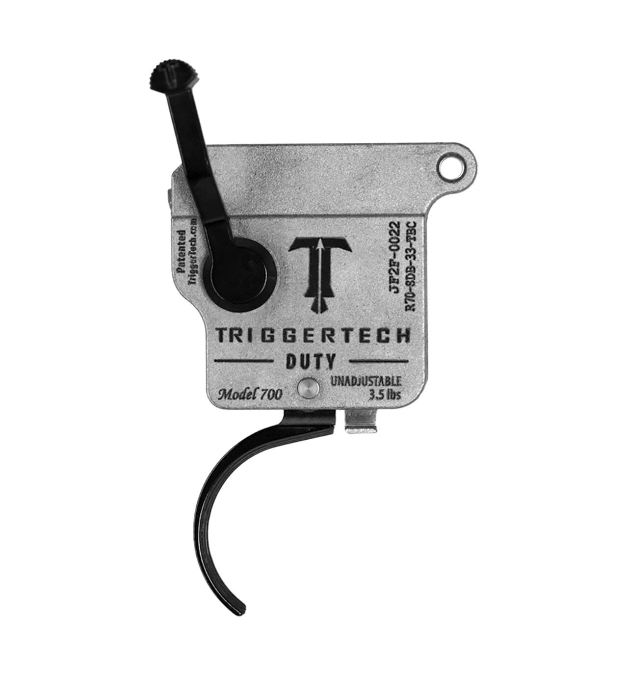 TriggerTech Rem 700 Duty Single Stage 3.5lbs Trigger w/Bolt Release R70-SDB-33-TBC