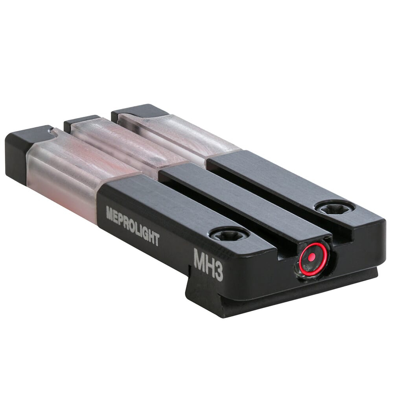 Meprolight FT Bullseye Sig Sauer P-Frame (Except P365/P365 XL) Red Fiber-Tritium Illum Rear Optical Pistol Sight 0631153408