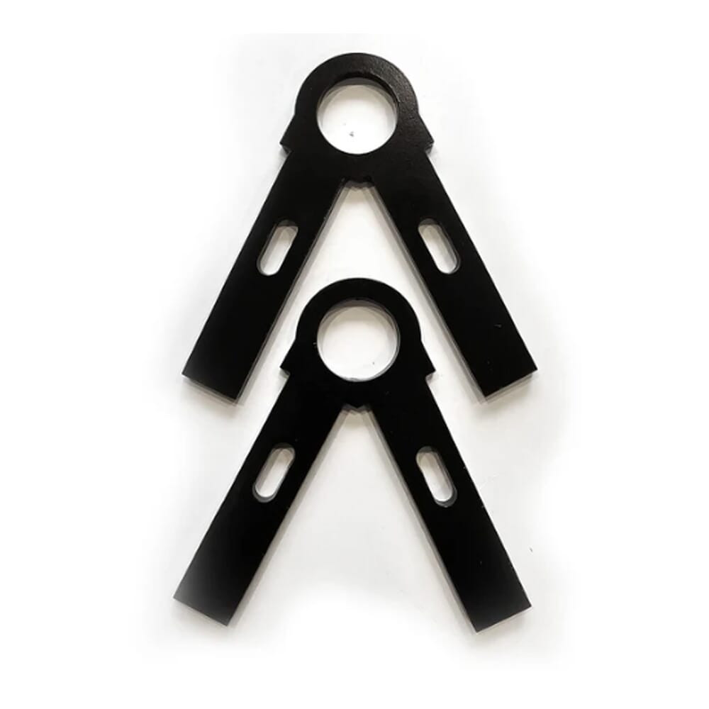 Precision Targets 1" Conduit Leg/Cross Bar Brackets 2pc 1-CLCBB-2