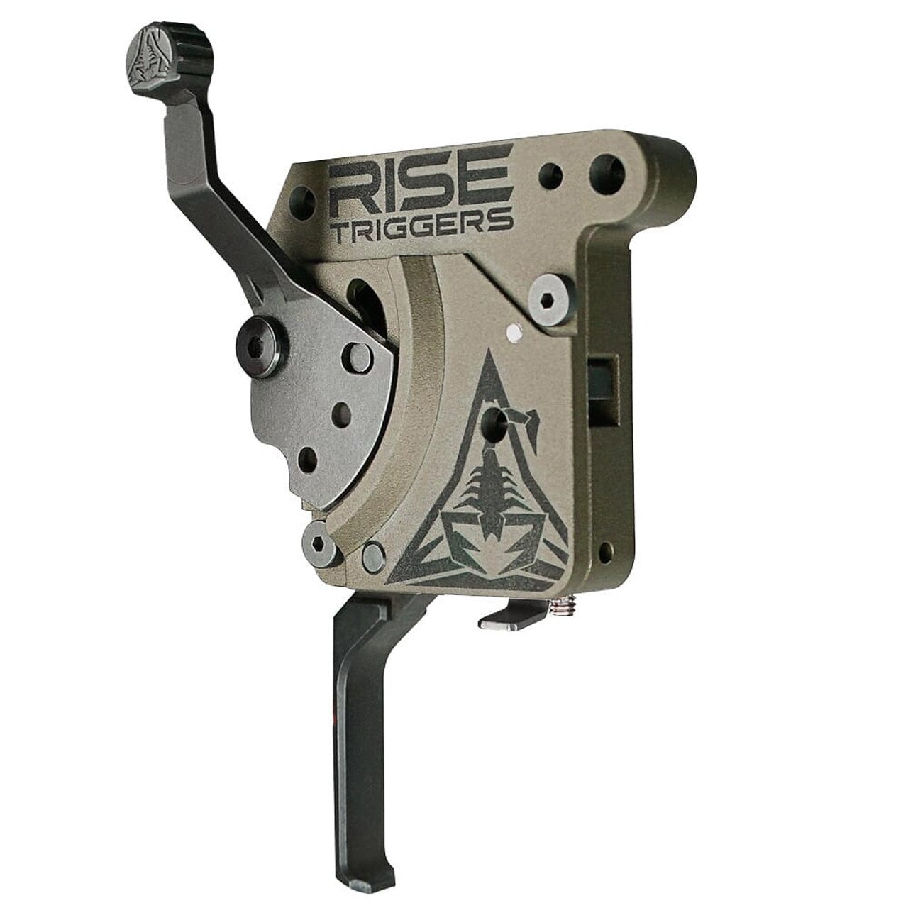 RISE Armament Reliant Pro Flat 1-3 lbs FDE/Black Trigger w/Bolt Release RA-735-F-BC