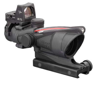 Shop Trijicon ACOG 4x32 Scope Red Chevron TA31F - TA31F - EuroOptic