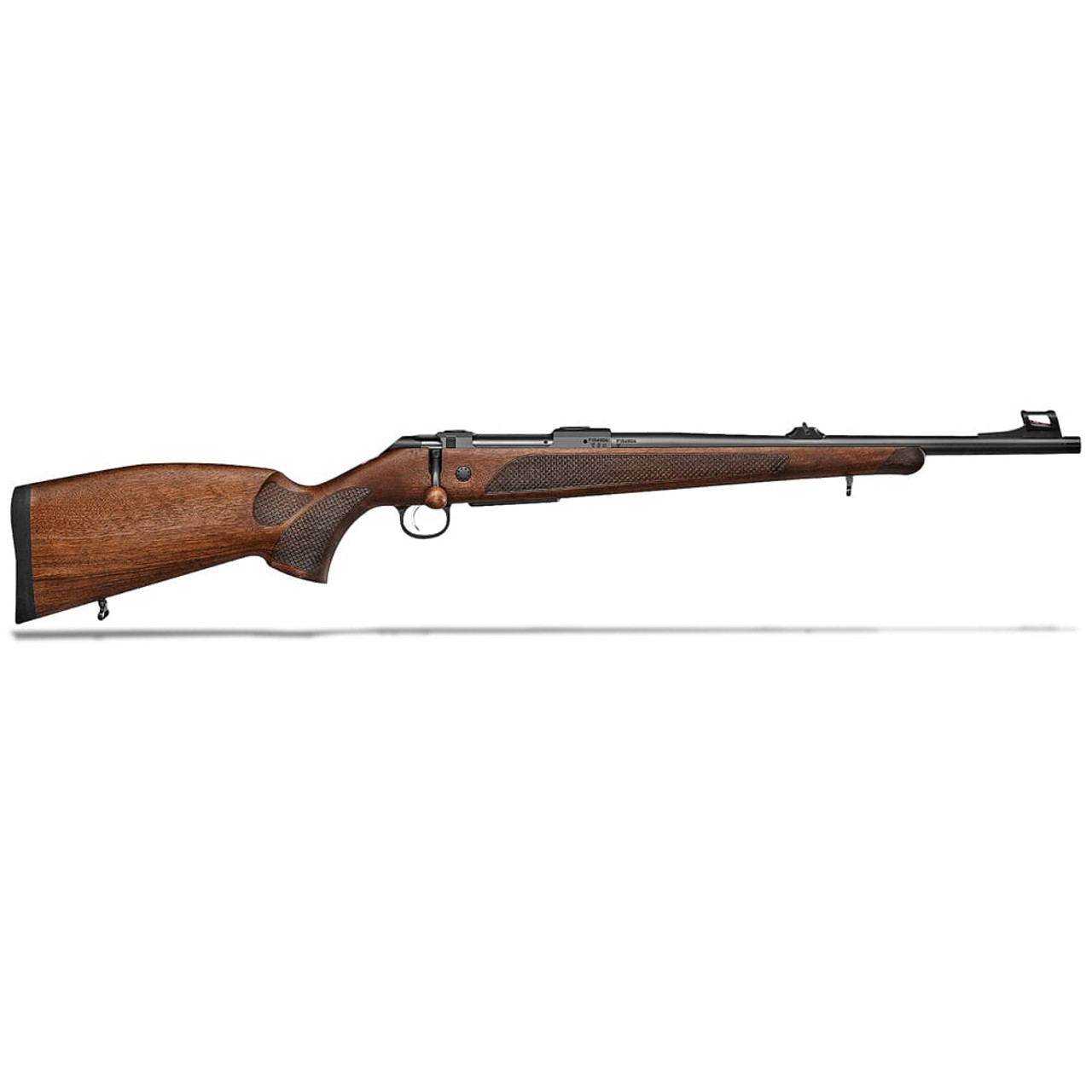 CZ-USA 600 ST3 Lux .30-06 4rd 20" M15X1 Drilled/Tapped Walnut Stock Fiber-Optic Front/Rear Adj Sights Walnut Bolt Knob Rifle 07303