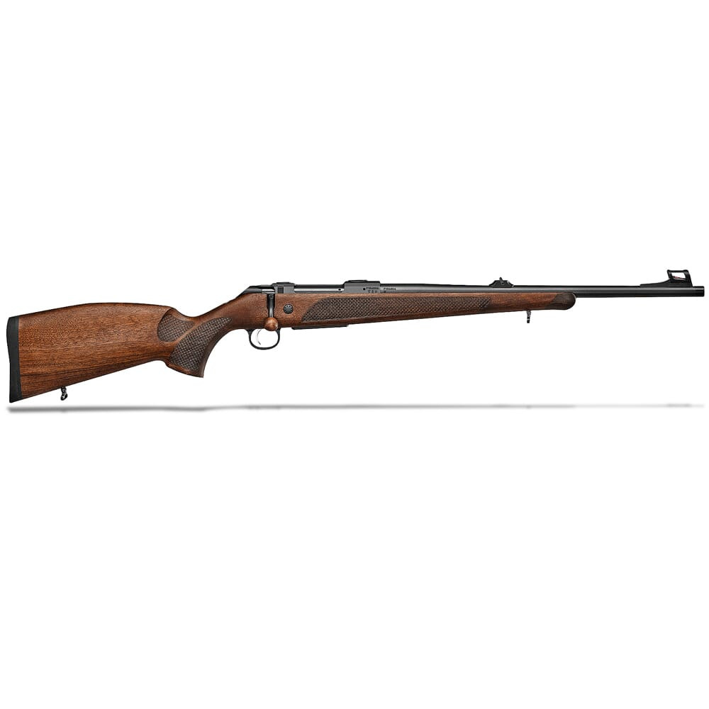 CZ-USA 600 ST3 Lux .300 Win Mag 3rd M15X1 24" Drilled/Tapped Walnut Stock Fiber-Optic Front/Rear Adj Sights Walnut Bolt Knob Rifle 07304