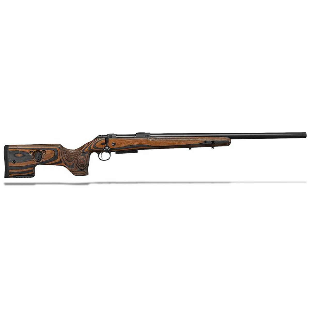 CZ-USA 600 ST2 Range 6 CM 5rd 24" 5/8x24 Drilled/Tapped Gry/Brn Laminate Stock Adj Cheek Rifle 07504
