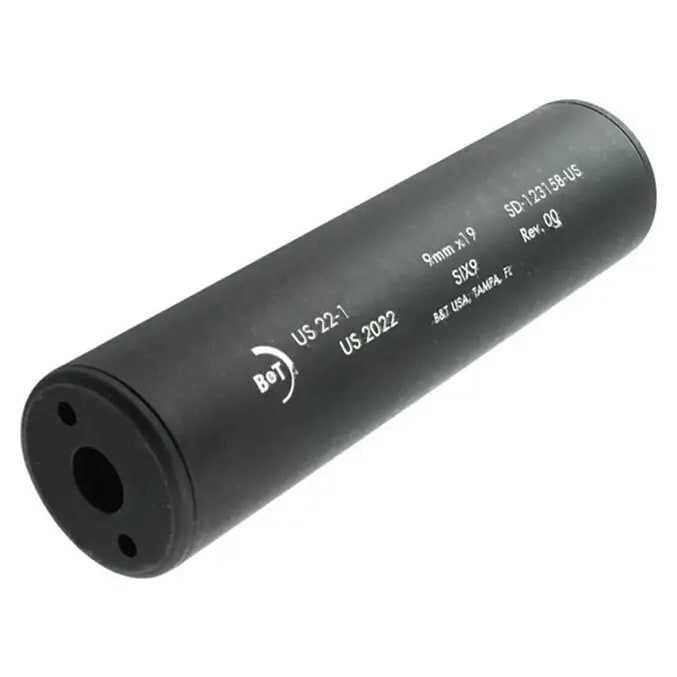 B&T Station Six 9 WIPE Suppressor SD-122950-US For Sale - EuroOptic