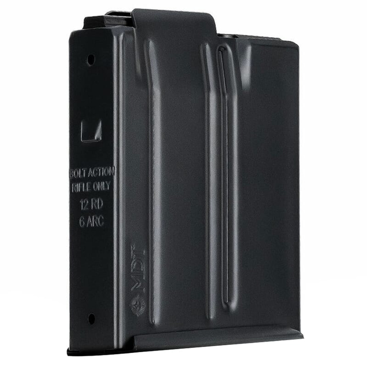 MDT SA 6mm ARC 12rd Blk Metal Magazine 105627-BLK
