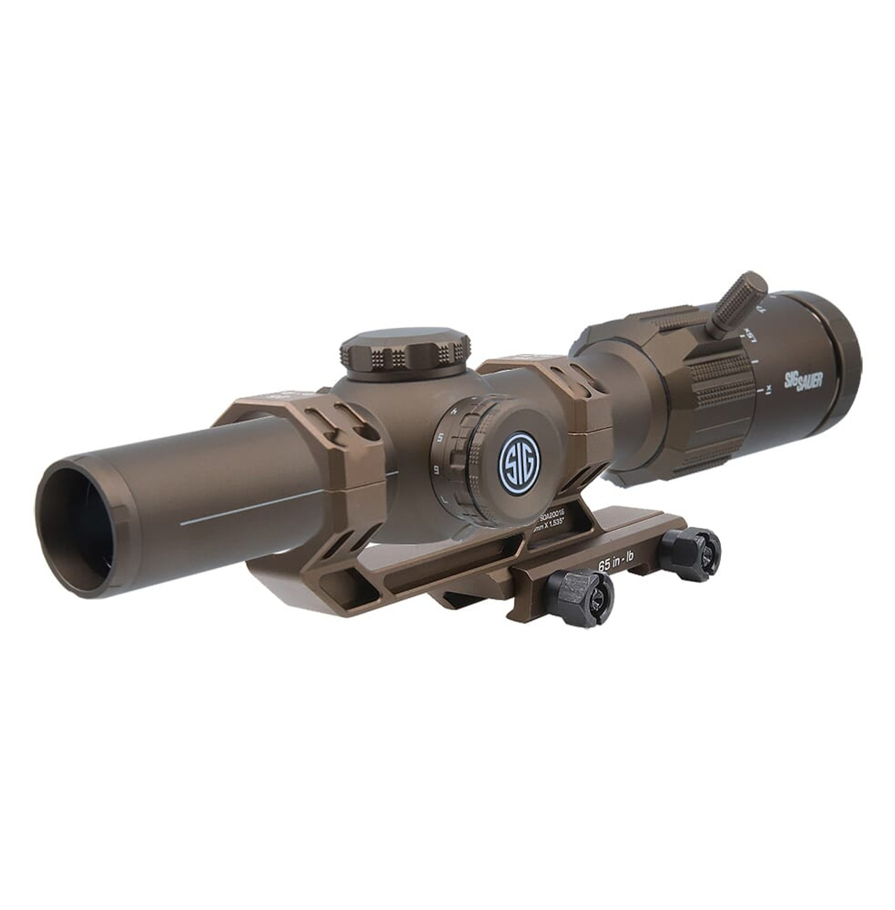 Sig Sauer TANGO-MSR 1-6x24mm Illum BDC6 SFP Coyote Tan Riflescope w/ALPHA-MSR Mount SOTM61200