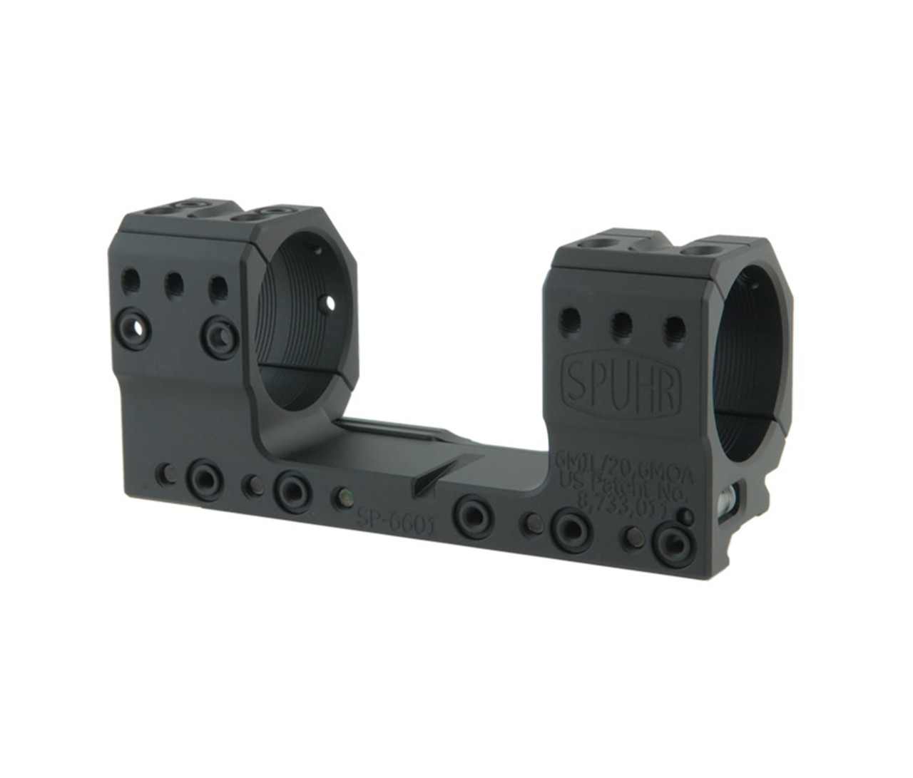 Spuhr Steel Side Clamp Picatinny Scope Mount 36mm H30mm/1.18" 6MIL/20MOA PIC SP-6601M