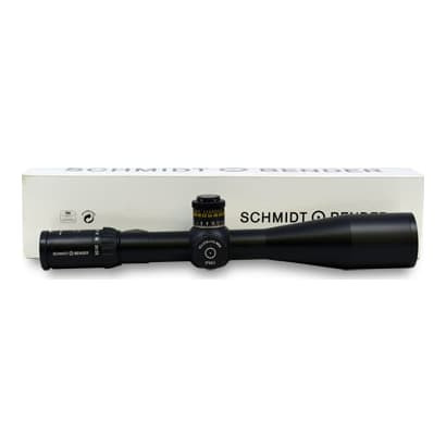 Schmidt  Bender PMII 5-25x56 L/P P4 Fine 1/4 MOA DT CCW FFP, Excellent Condition with very light ring marks-UA374