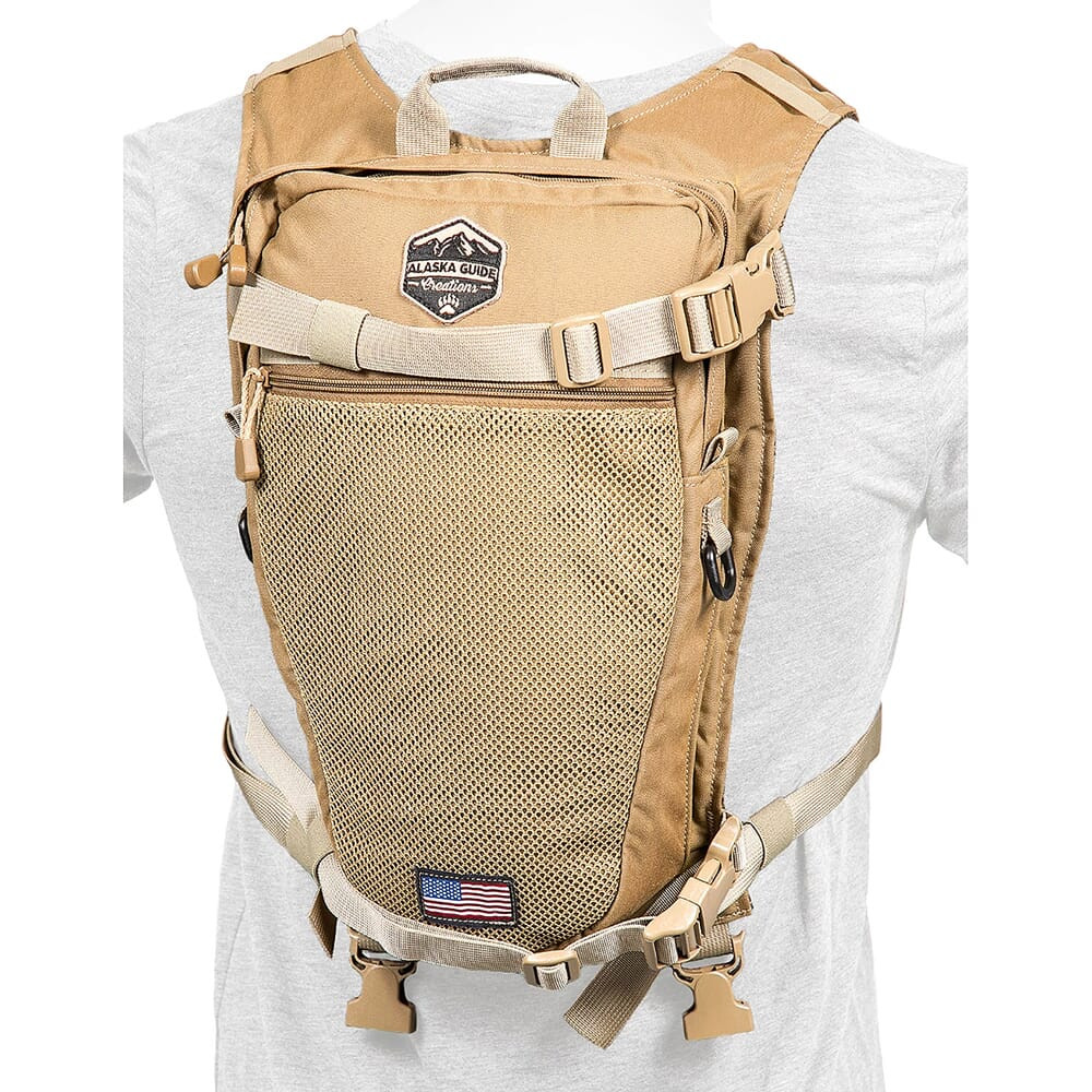 Alaska Guide Creations Stalker - Coyote Brown Hydration Pack STK-CB