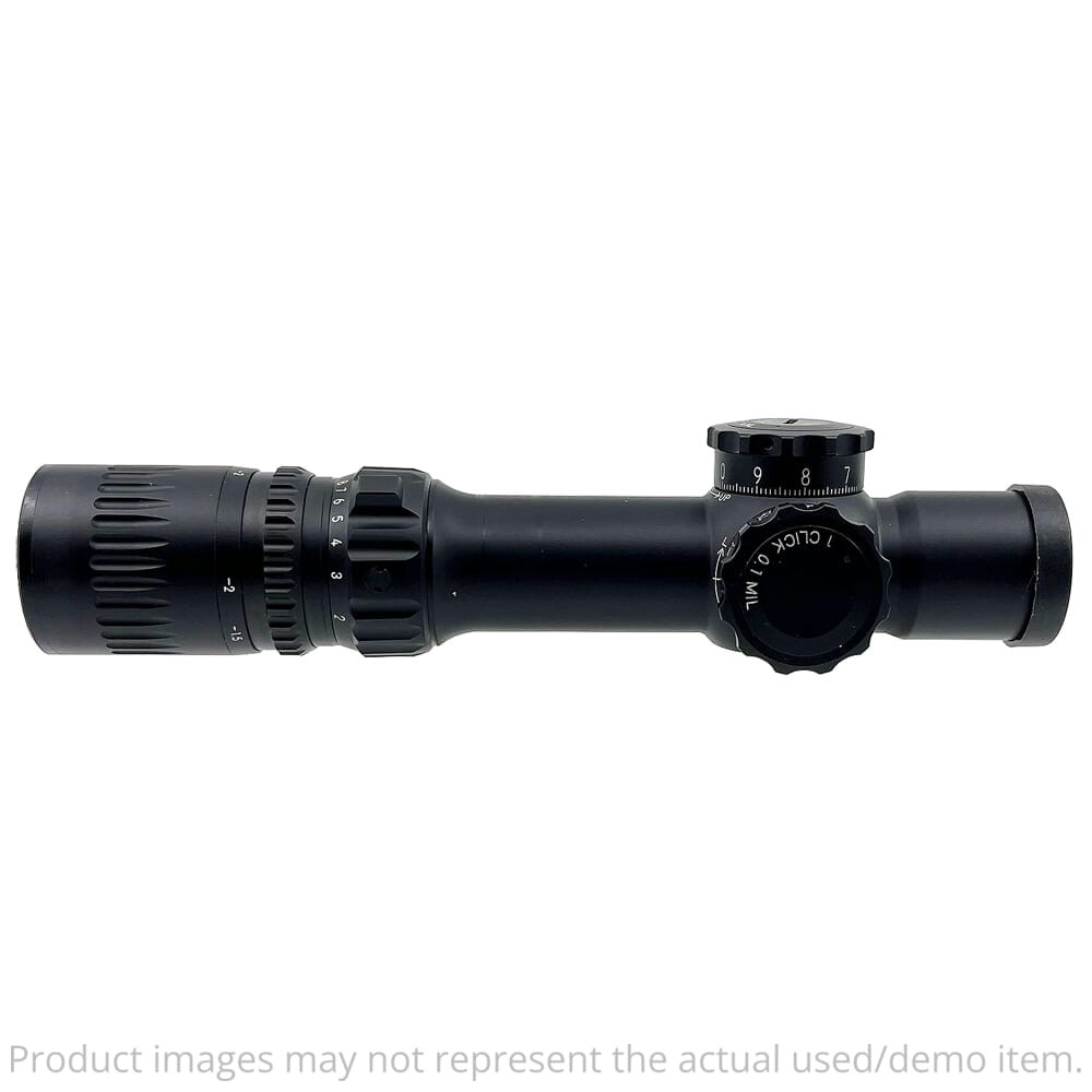 March USED F Tactical Shorty 1-10x24mm DR-1 Reticle 0.1MIL Illuminated Riflescope D10SV24FIML-DR-1 - Excellent Condition w/Ring Marks UA4058