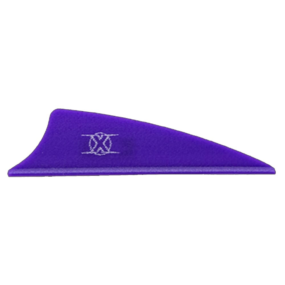 Bohning X Vane 1.75" Shield Cut Purple 100pk 10772PU175