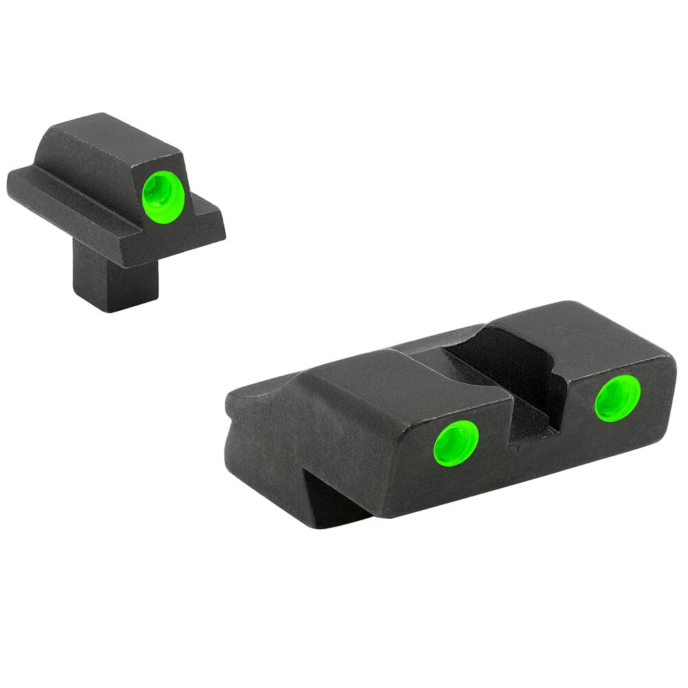Meprolight Tru-Dot Colt Gov & Com Model 125 TENON TD Green/Green Fixed Pistol Sight Set 107763101