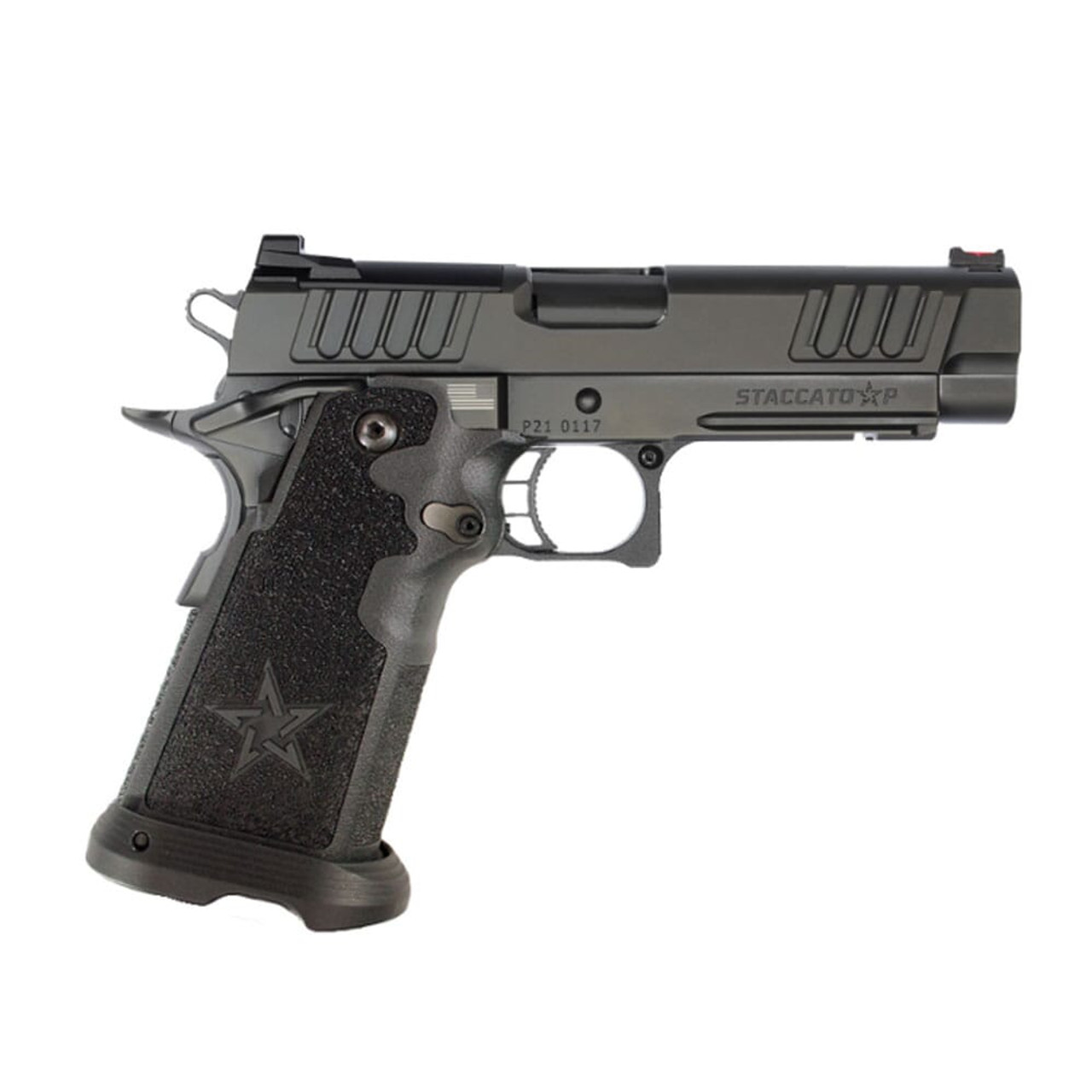Staccato P Duty V2 9mm DLC/DLC    P Optic Ready Aluminum Frame Dlc Barrel 12-1201-000103