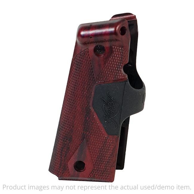 Kimber USED Crimson Trace Lasergrips Rosewood Green Laser Full-Size for Cstm & Pro 1911 Models Kimber Logo LG-401G-P10 4700044 - Good Condition UA4210