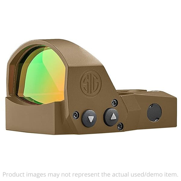 Sig Sauer USED ROMEO1PRO, 6 MOA, 1.0 MOA Adjust, Steel Shroud, FDE SOR1P103 UA4270